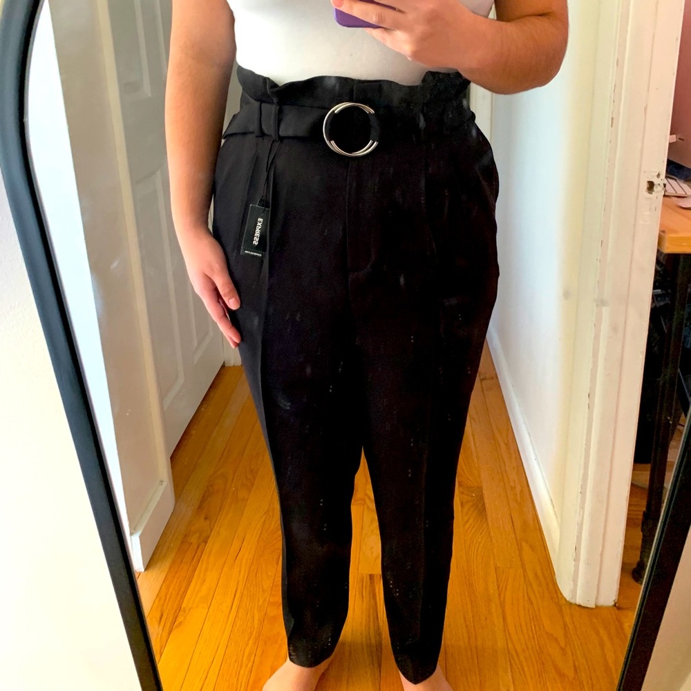 Express dress belted pants